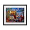 Stupell Industries Winter Holiday Camper Party Framed Print Under Glass, design by Henriette Chinaglia